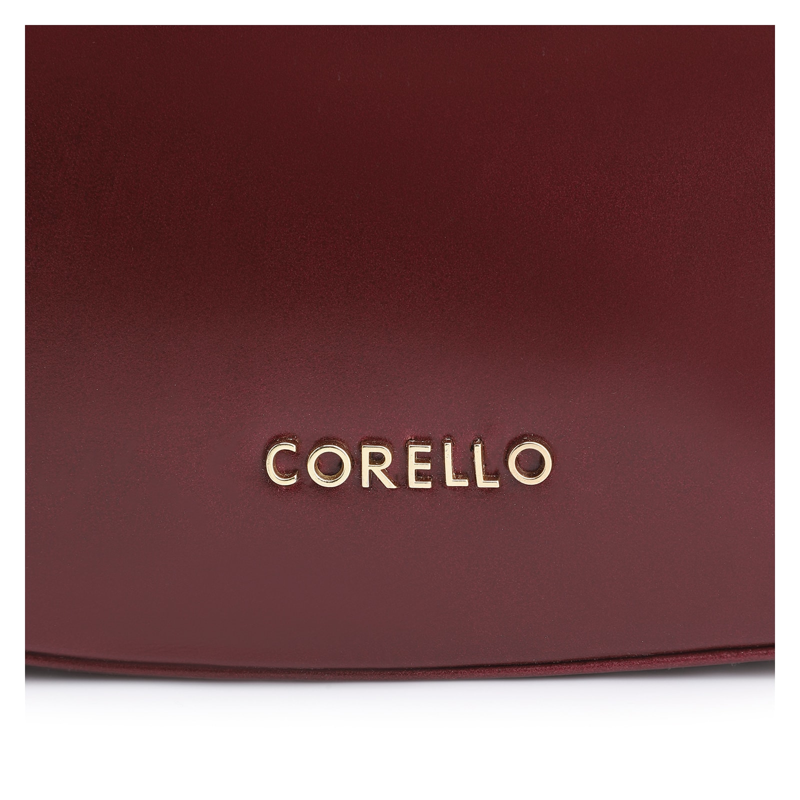 Bolsa De Ombro Cadeado Couro Vinho