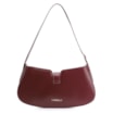 Bolsa De Ombro Cadeado Couro Vinho - imagem 3