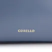 Bolsa De Ombro Cordão Couro Camurça/Couro Azul - imagem 7