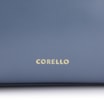 Bolsa De Ombro Cordão Couro Camurça/Couro Azul - imagem 7