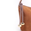 Bolsa De Ombro Cordão Couro Camurça/Couro Marrom - imagem 6