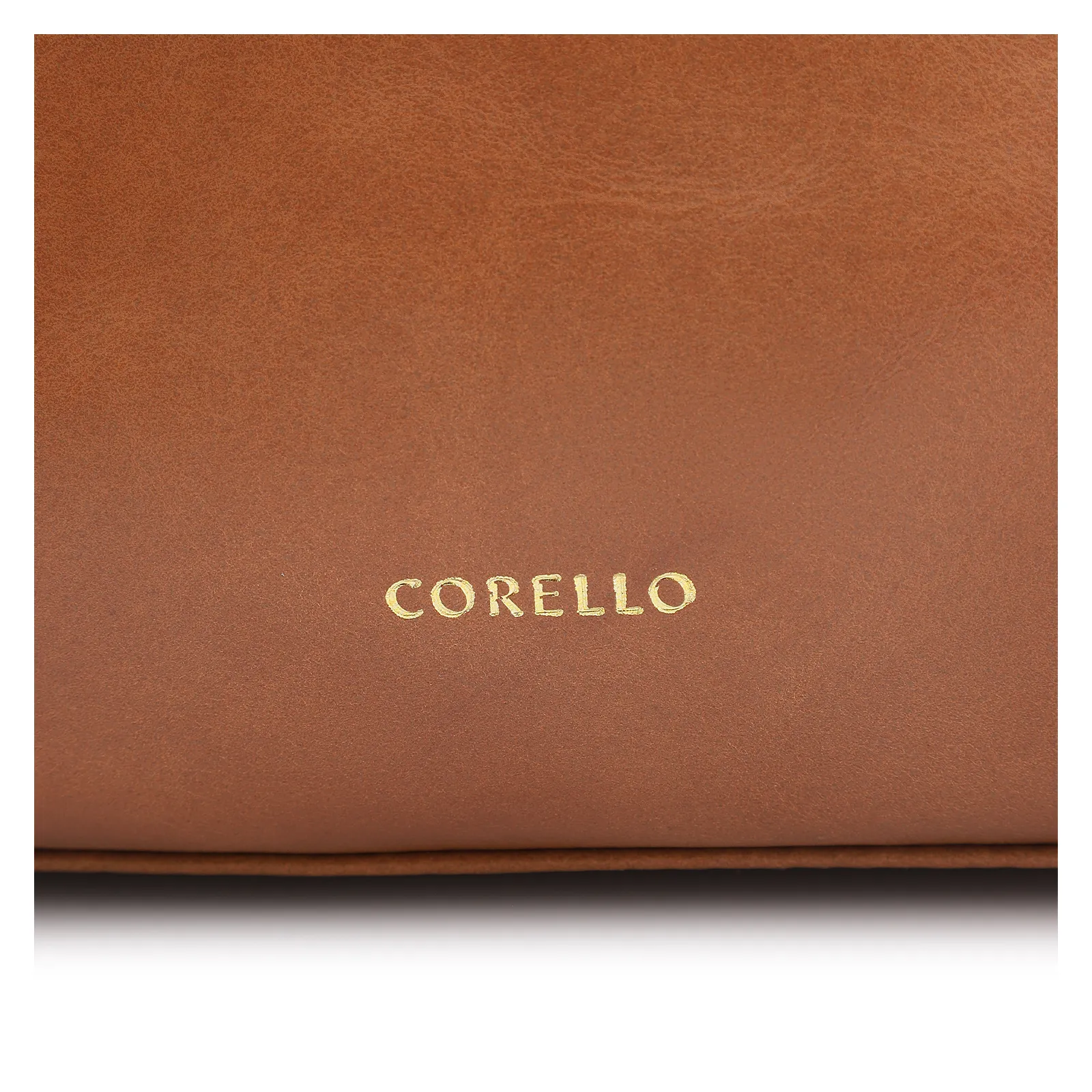 Bolsa De Ombro Cordão Couro Camurça/Couro Marrom