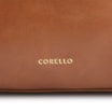 Bolsa De Ombro Cordão Couro Camurça/Couro Marrom - imagem 7