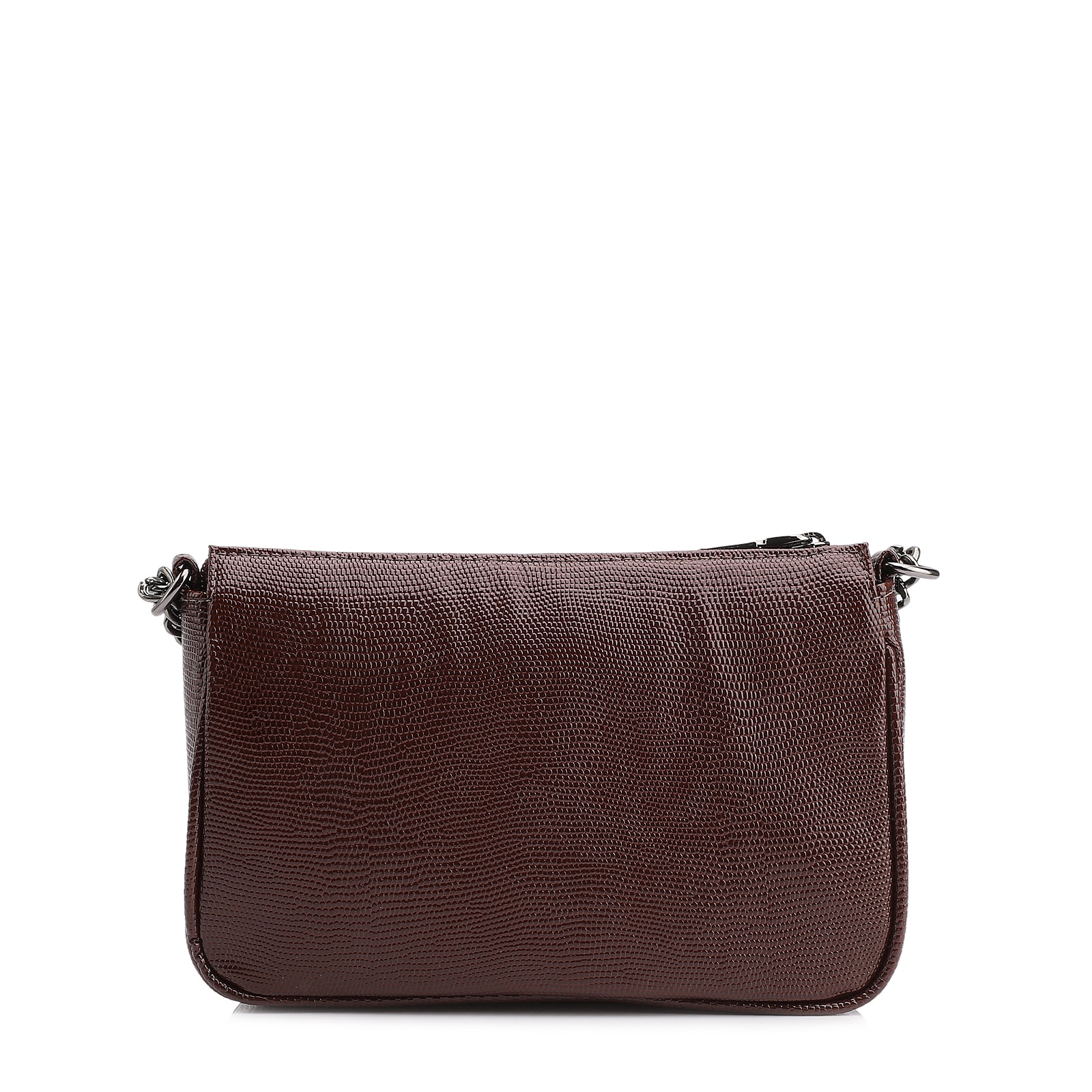 Bolsa De Ombro Correntes Alt Lezard Marrom
