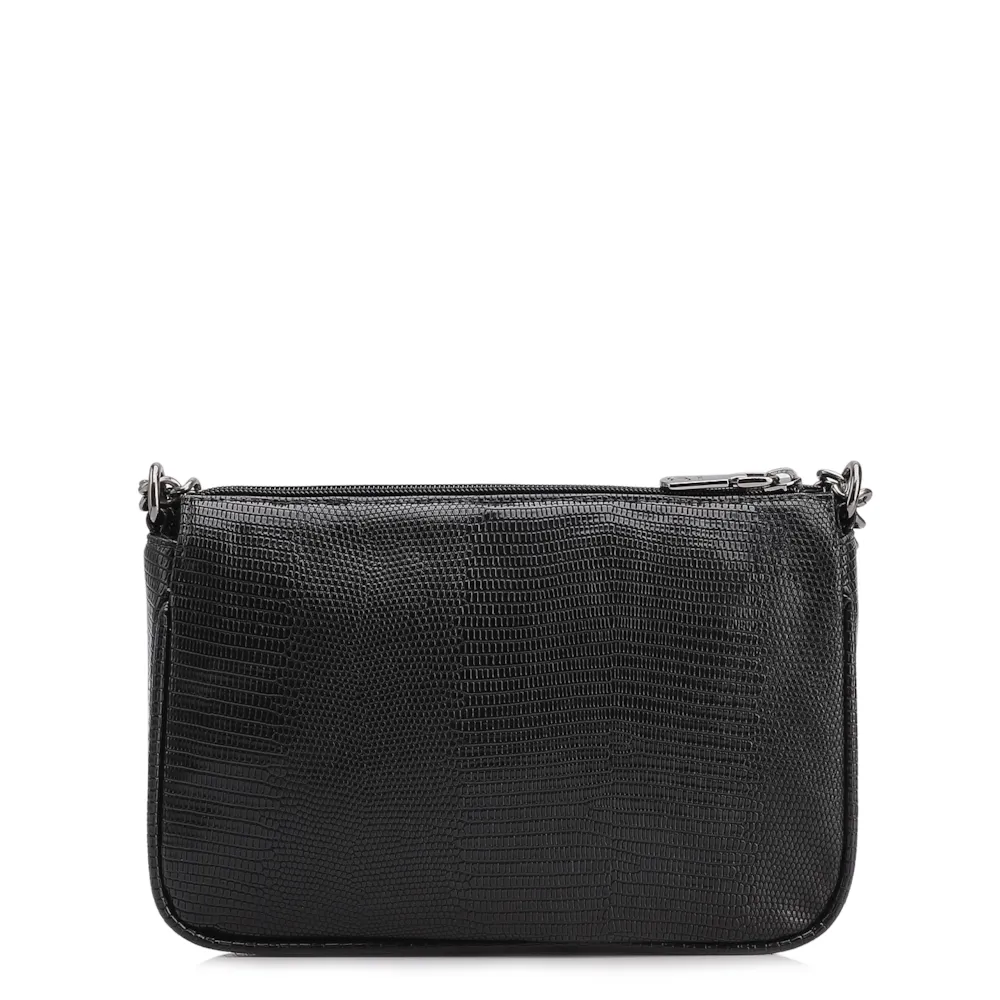 Bolsa De Ombro Correntes Alt Lezard Preto - imagem 4