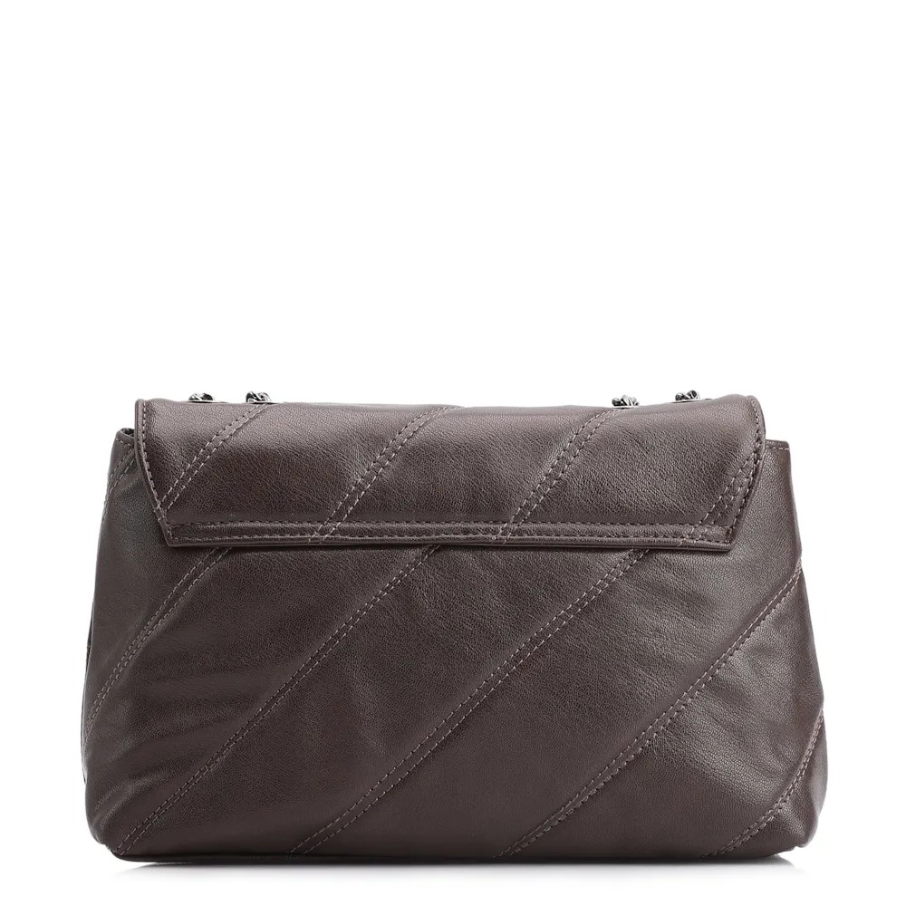 Bolsa De Ombro Correntes Alt Marrom Escuro - imagem 4