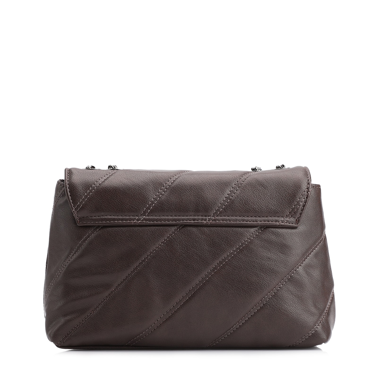 Bolsa De Ombro Correntes Alt Marrom Escuro