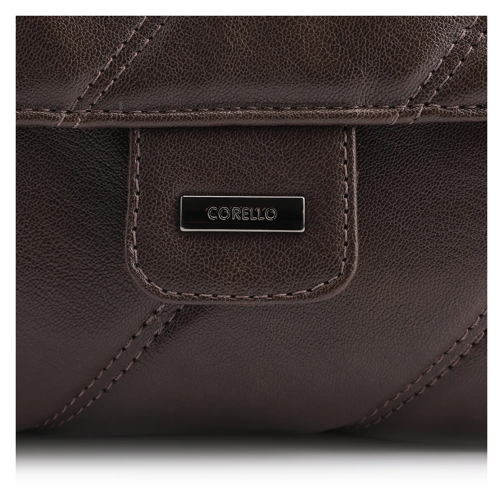 Bolsa De Ombro Correntes Alt Marrom Escuro