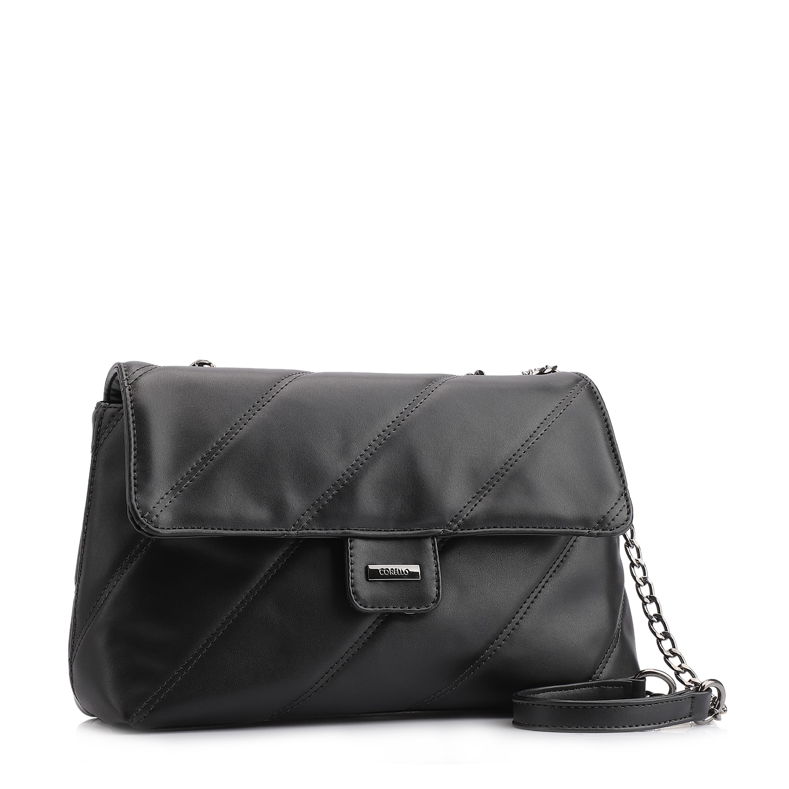 Bolsa De Ombro Correntes Alt Preto