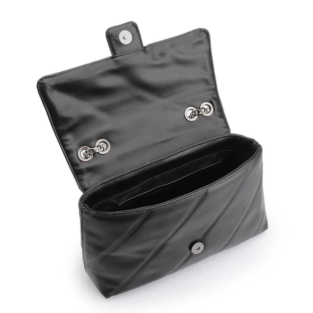Bolsa De Ombro Correntes Alt Preto - imagem 5