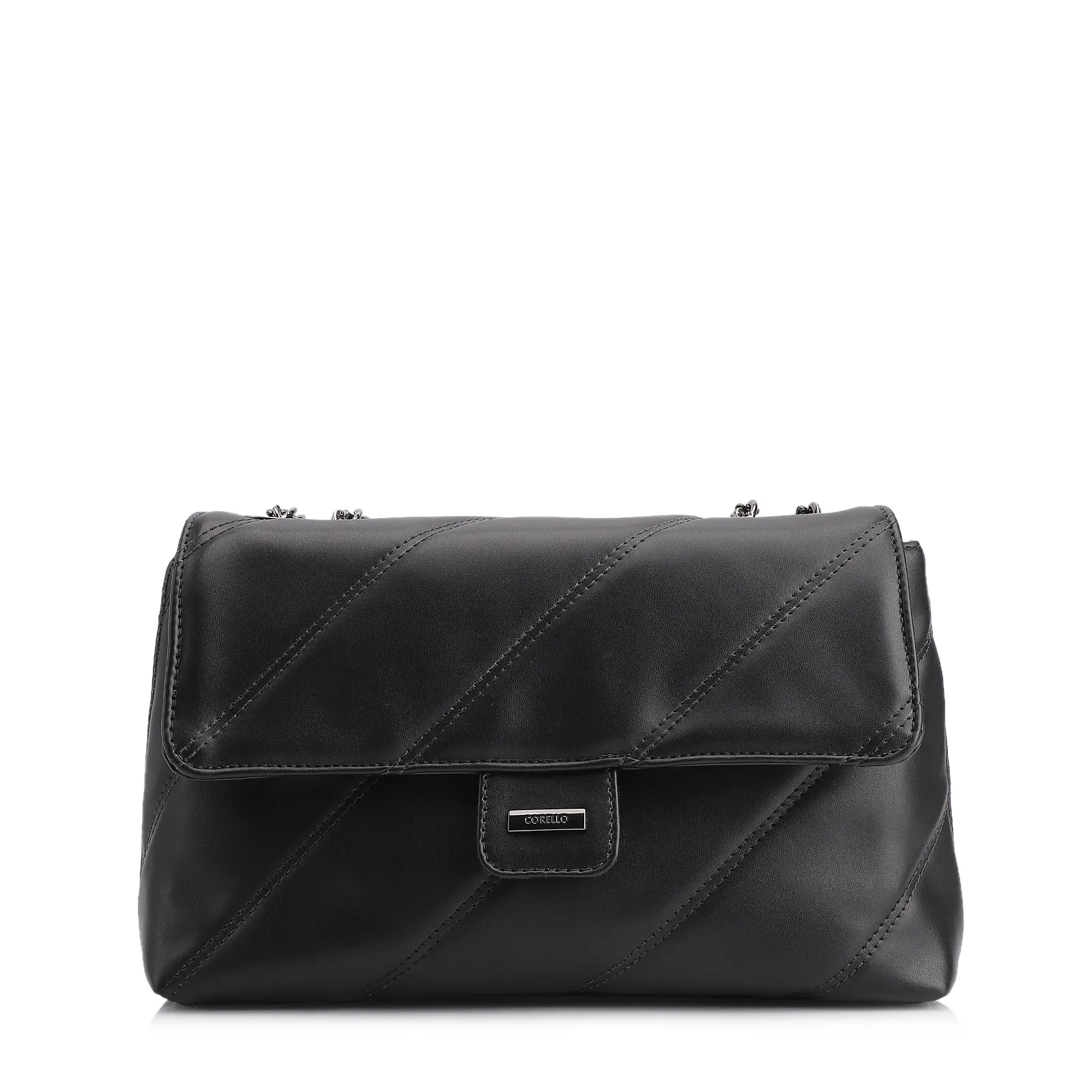 Bolsa De Ombro Correntes Alt Preto