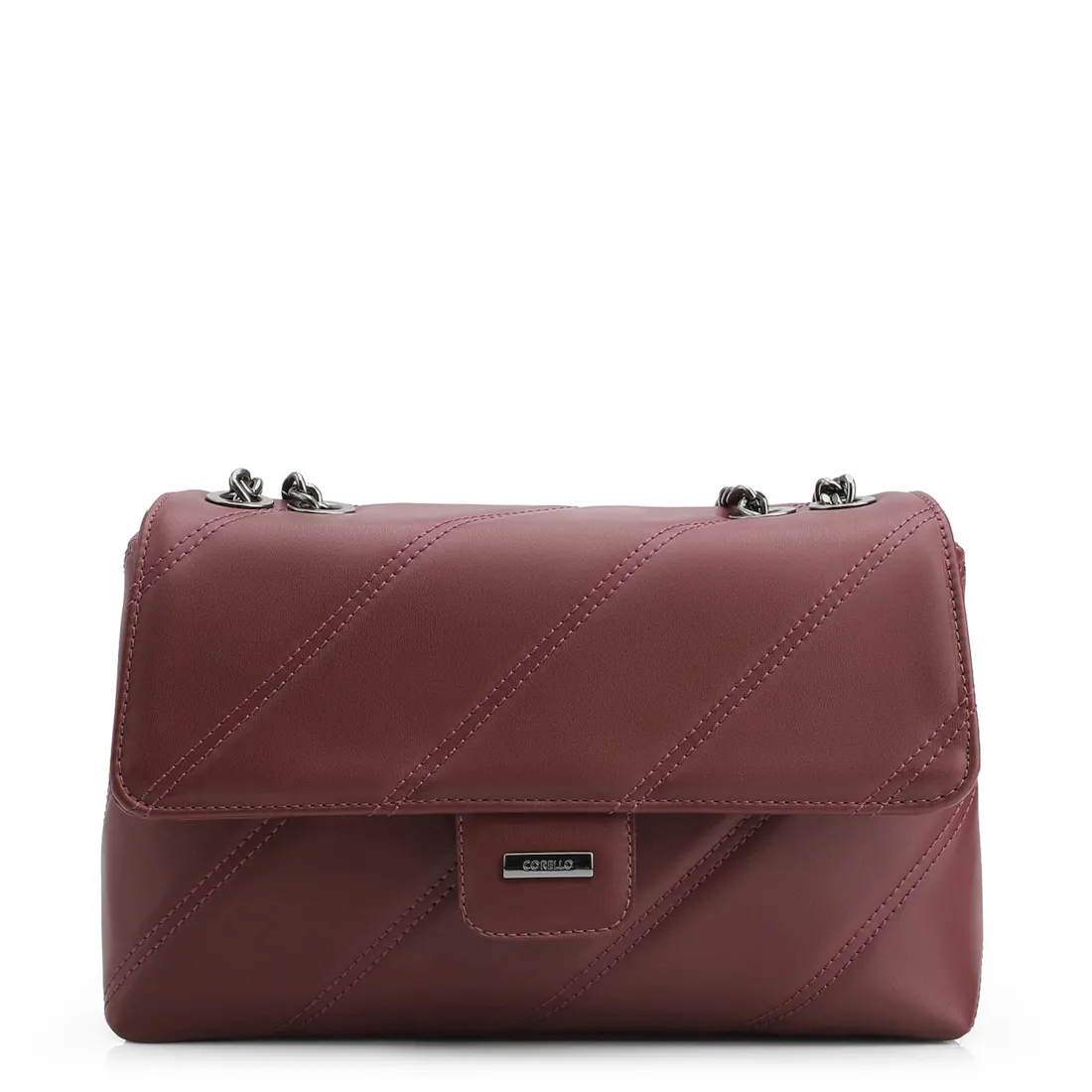 Bolsa De Ombro Correntes Alt Vinho