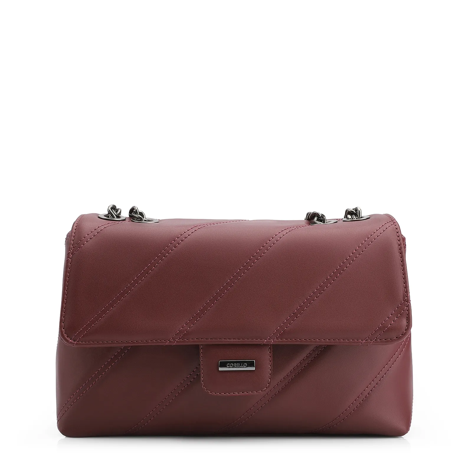 Bolsa De Ombro Correntes Alt Vinho