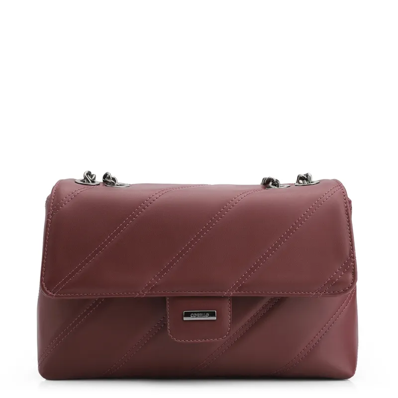 Bolsa De Ombro Correntes Alt Vinho