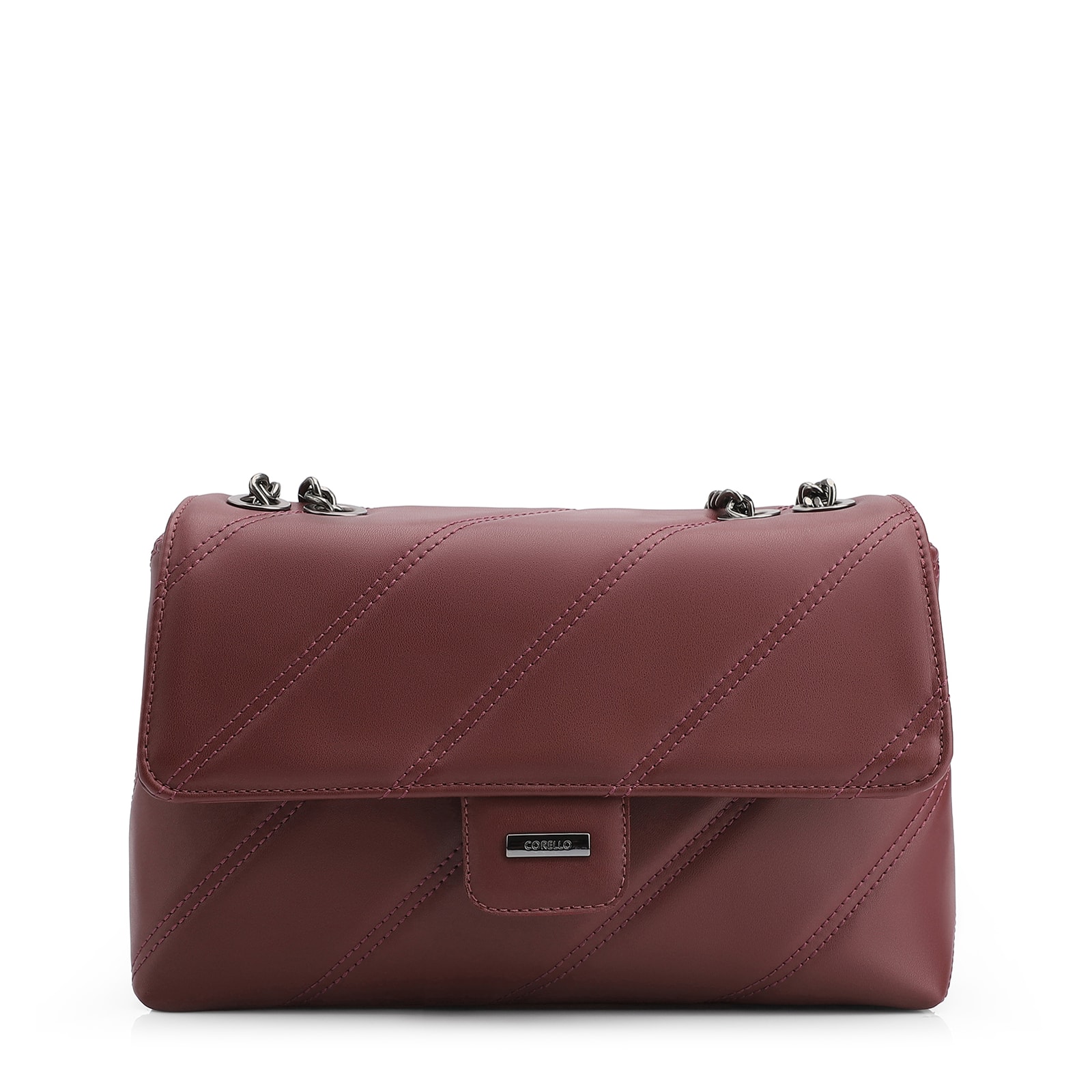 Bolsa De Ombro Correntes Alt Vinho
