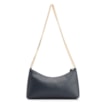 Bolsa De Ombro Correntes Couro Lezard Azul - imagem 3