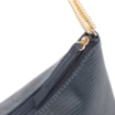 Bolsa De Ombro Correntes Couro Lezard Azul - imagem 5