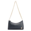Bolsa De Ombro Correntes Couro Lezard Azul - imagem 1