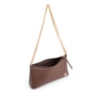 Bolsa De Ombro Correntes Couro Lezard Marrom - imagem 5
