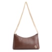 Bolsa De Ombro Correntes Couro Lezard Marrom - imagem 1