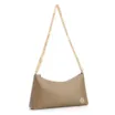 Bolsa De Ombro Correntes Couro Lezard Verde - imagem 2