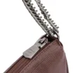Bolsa De Ombro Correntes Pequena Alt Lezard Marrom Correntes - imagem 6