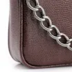 Bolsa De Ombro Correntes Pequena Alt Lezard Marrom Correntes - imagem 8