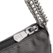 Bolsa De Ombro Correntes Pequena Alt Lezard Preto Correntes - imagem 6