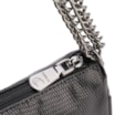Bolsa De Ombro Correntes Pequena Alt Lezard Preto Correntes - imagem 6