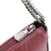 Bolsa De Ombro Correntes Pequena Alt Lezard Vinho Correntes - imagem 5