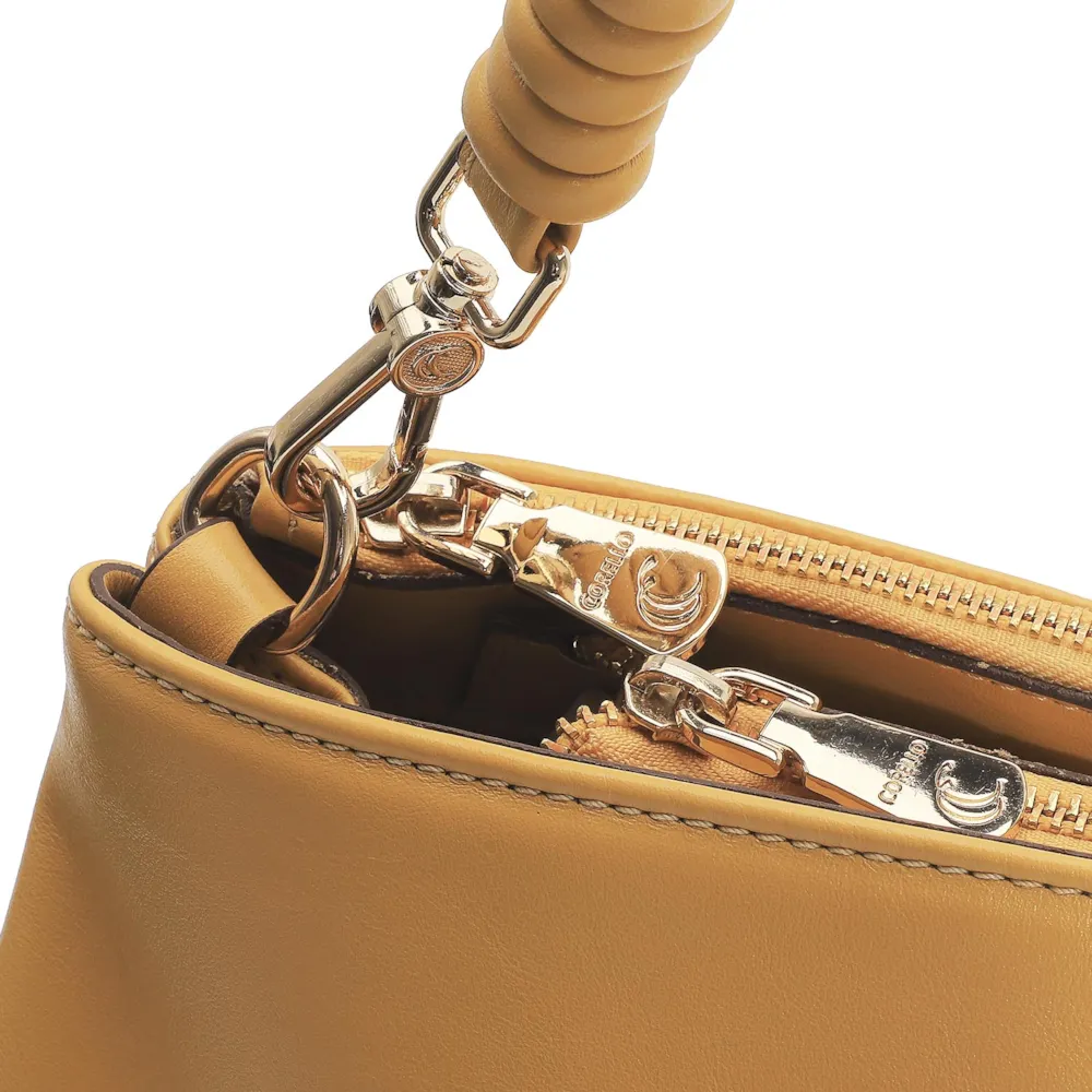 Bolsa De Ombro Couro Amarelo - imagem 5