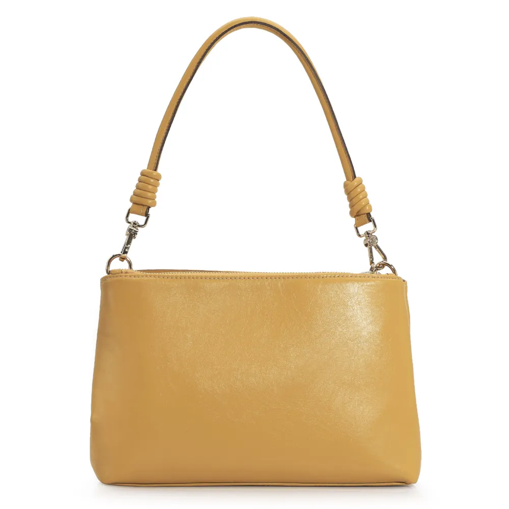 Bolsa De Ombro Couro Amarelo - imagem 3