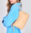 Bolsa De Ombro Couro Amarelo - imagem 2