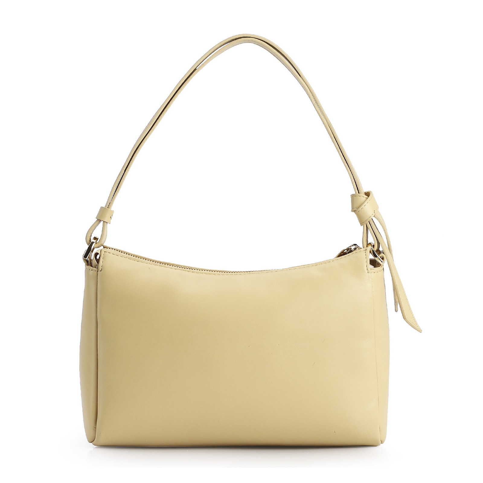 Bolsa De Ombro Couro Amarelo