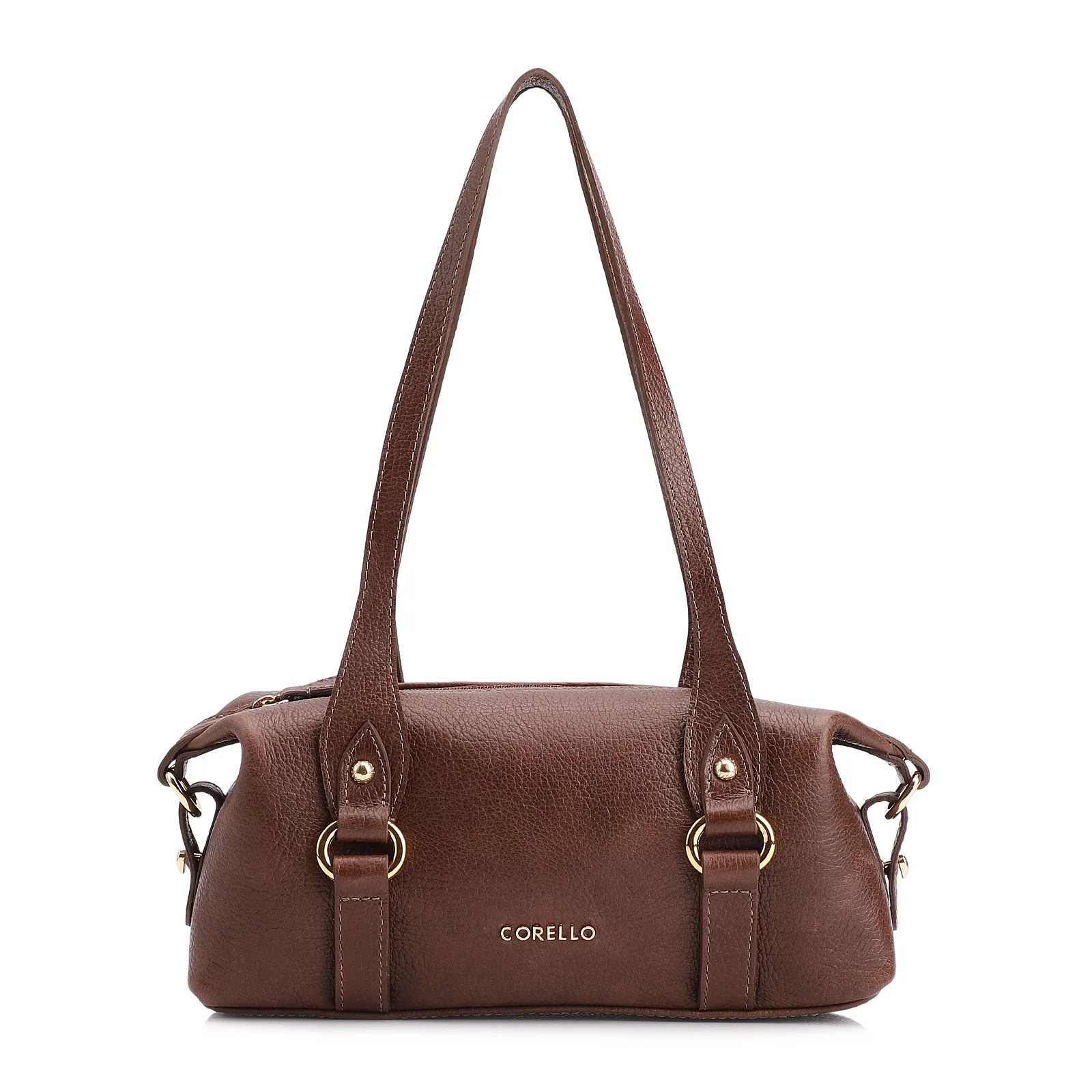 Bolsa De Ombro Couro Antique Marrom