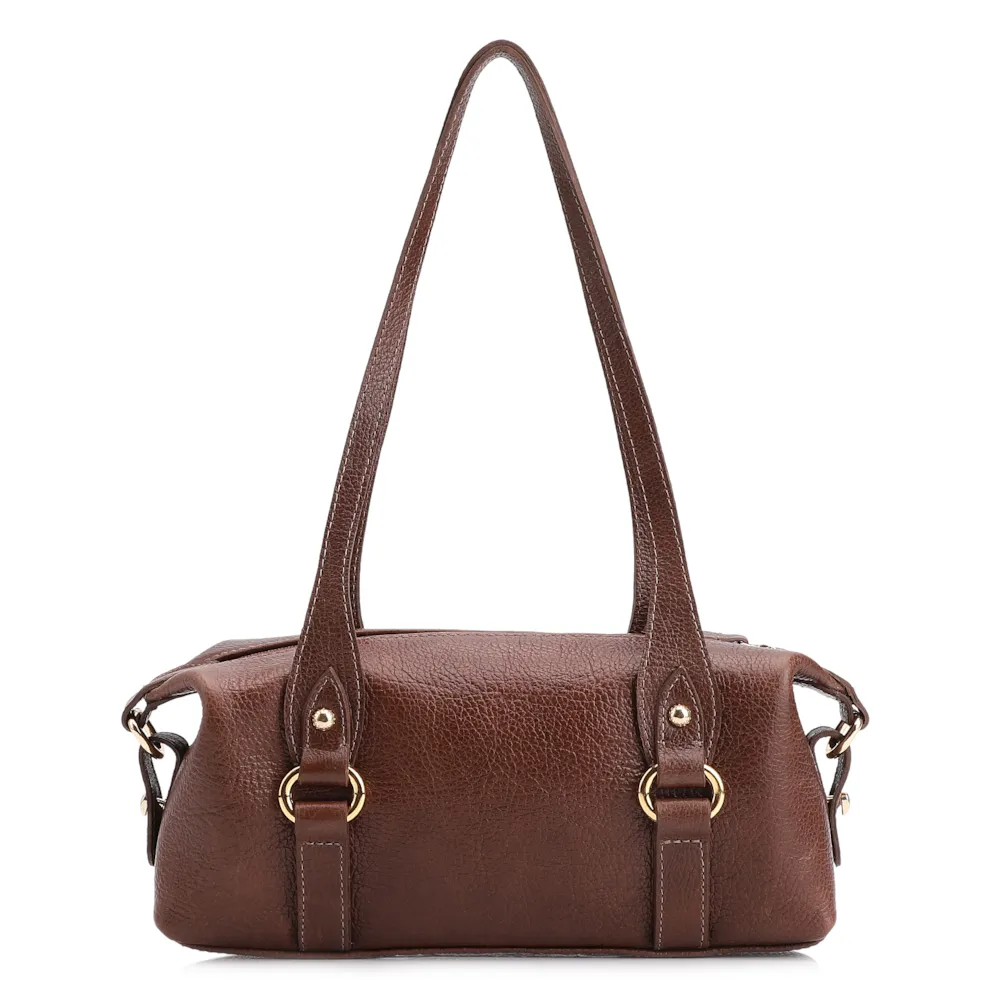 Bolsa De Ombro Couro Antique Marrom - imagem 4