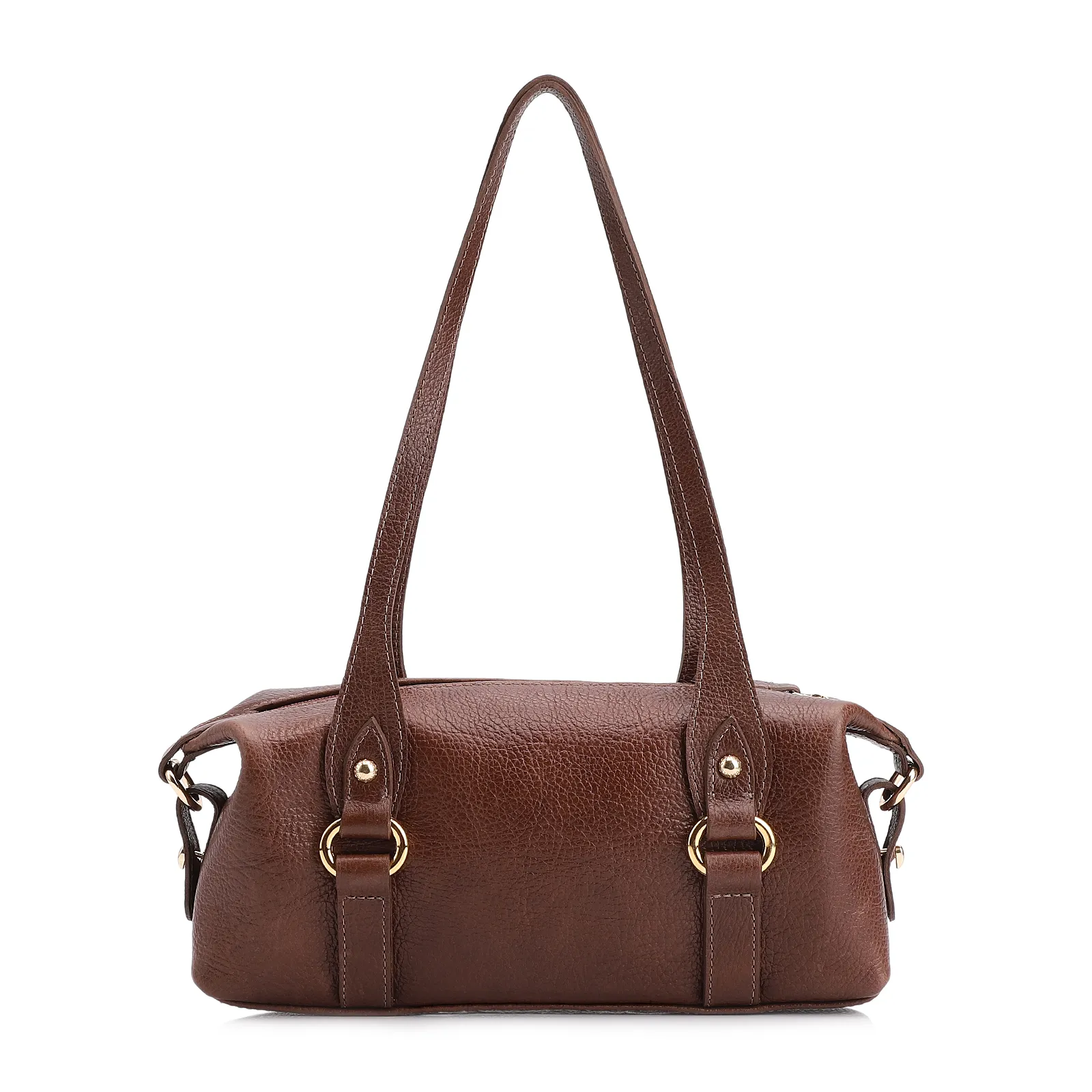 Bolsa De Ombro Couro Antique Marrom