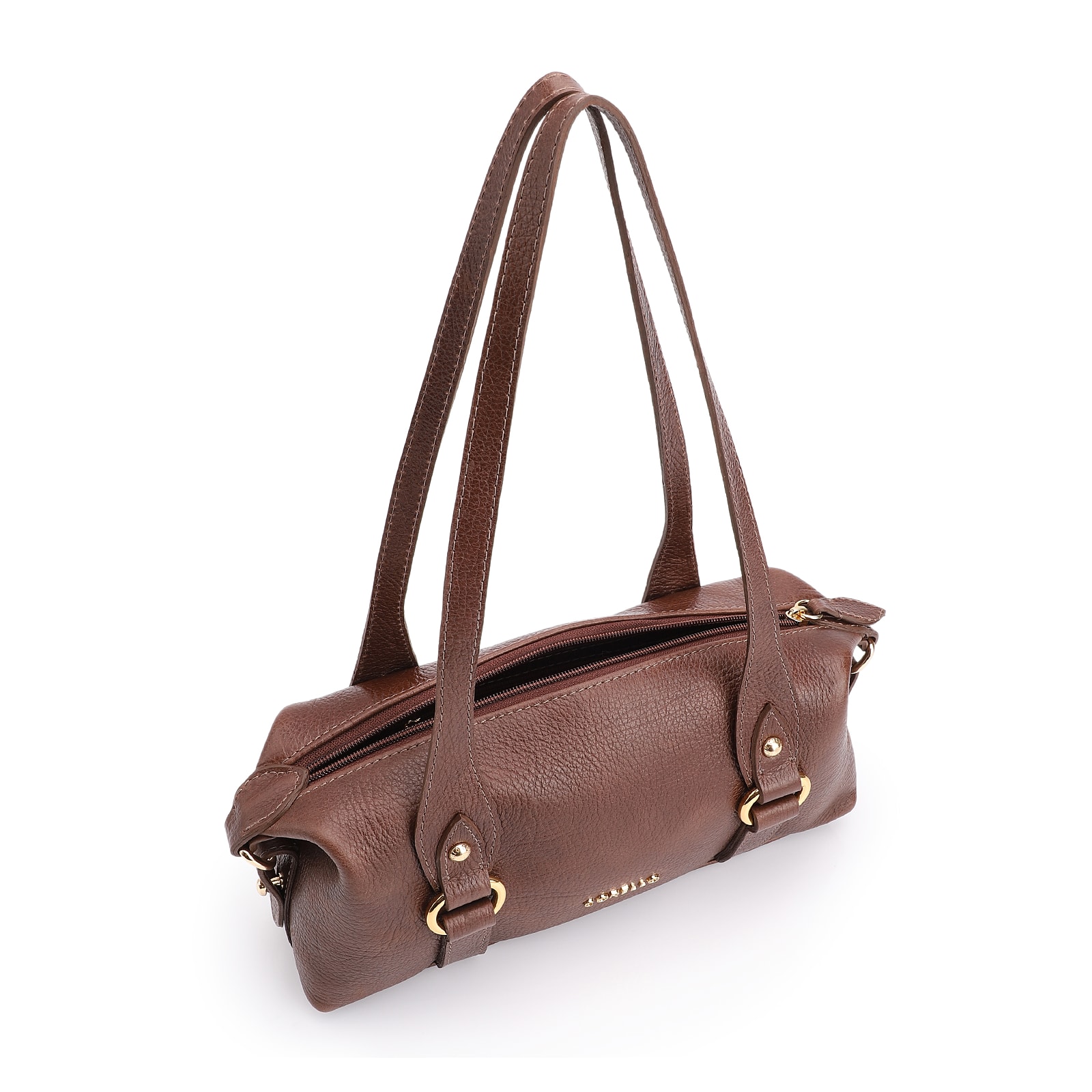 Bolsa De Ombro Couro Antique Marrom