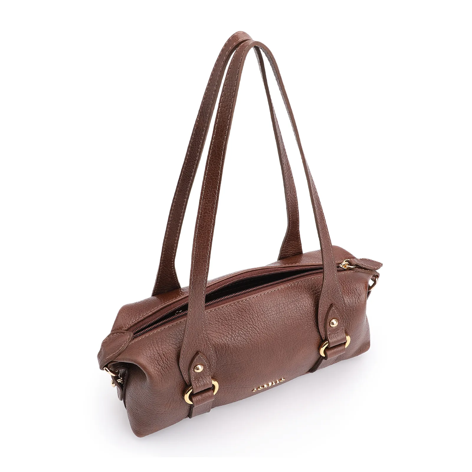 Bolsa De Ombro Couro Antique Marrom