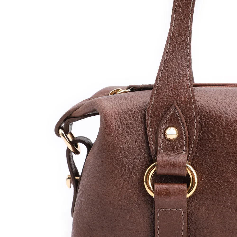 Bolsa De Ombro Couro Antique Marrom - imagem 8