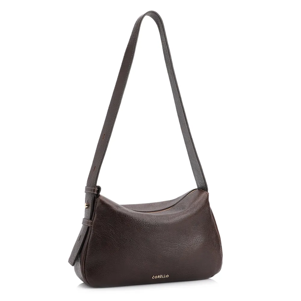 Bolsa De Ombro Couro Antique Marrom - imagem 3