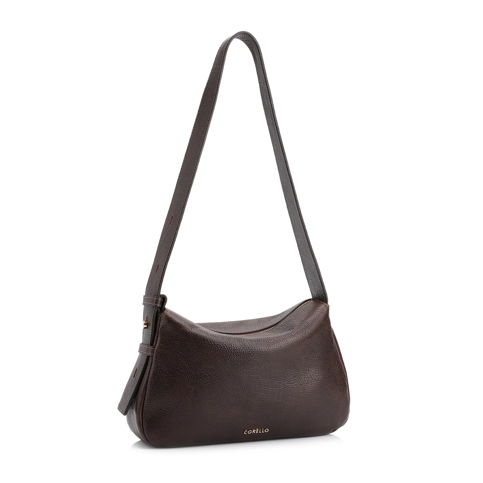 Bolsa De Ombro Couro Antique Marrom
