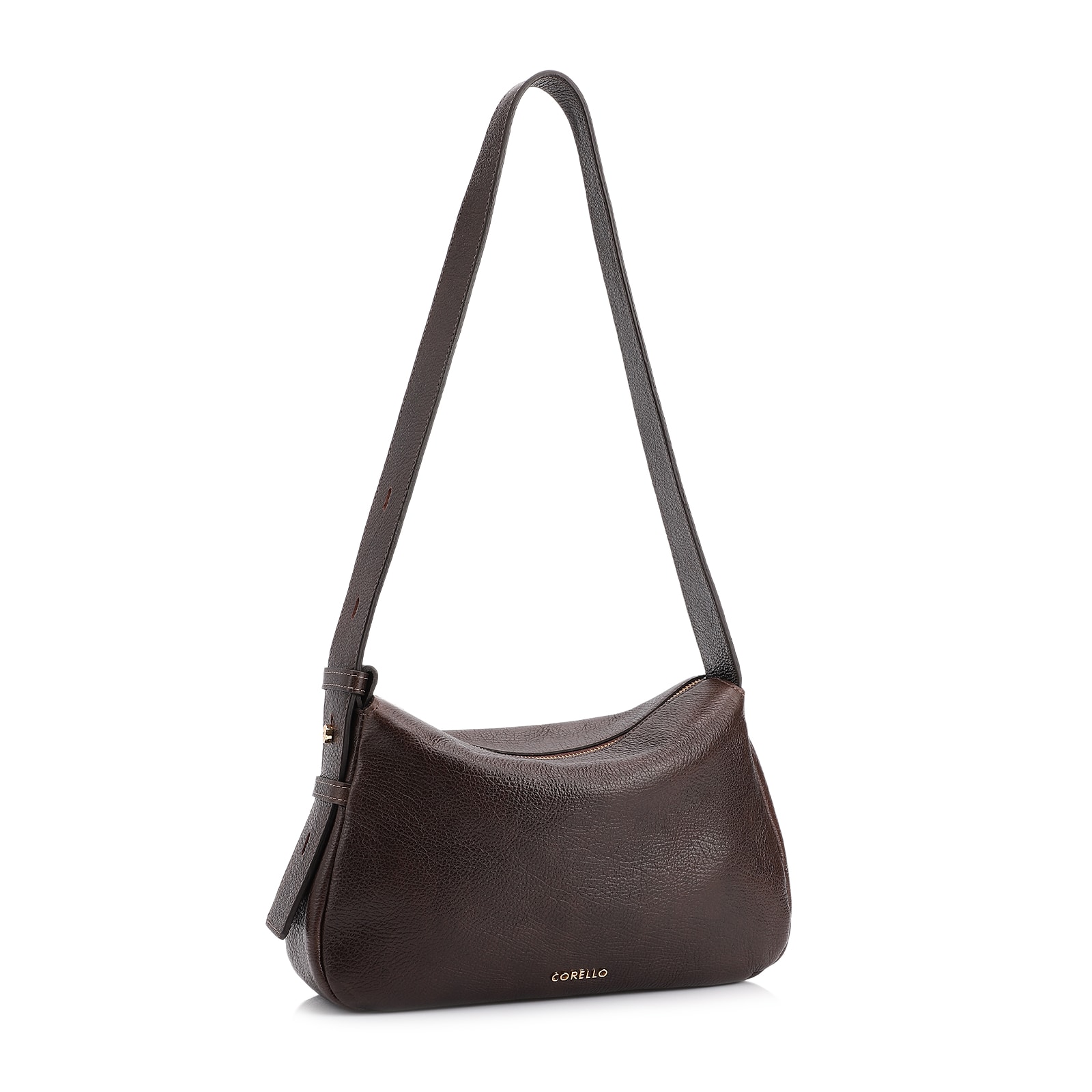 Bolsa De Ombro Couro Antique Marrom