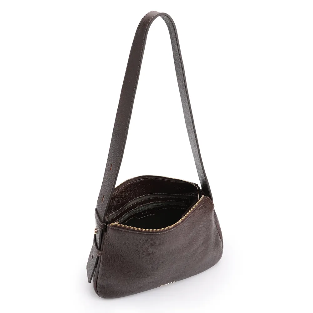 Bolsa De Ombro Couro Antique Marrom - imagem 5