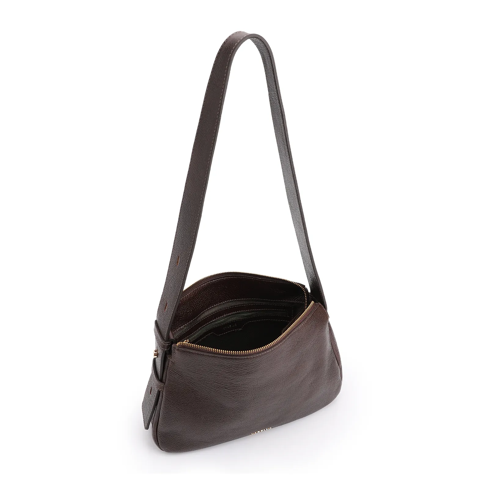Bolsa De Ombro Couro Antique Marrom