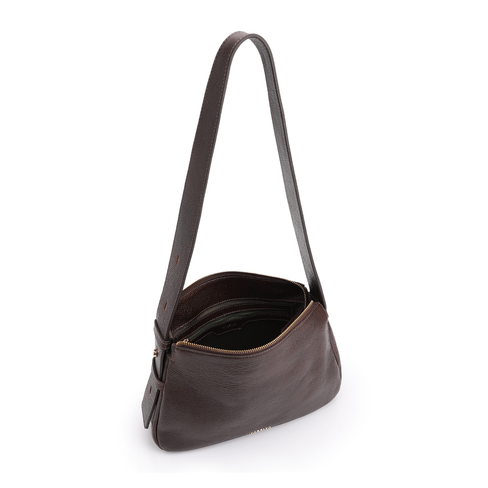 Bolsa De Ombro Couro Antique Marrom