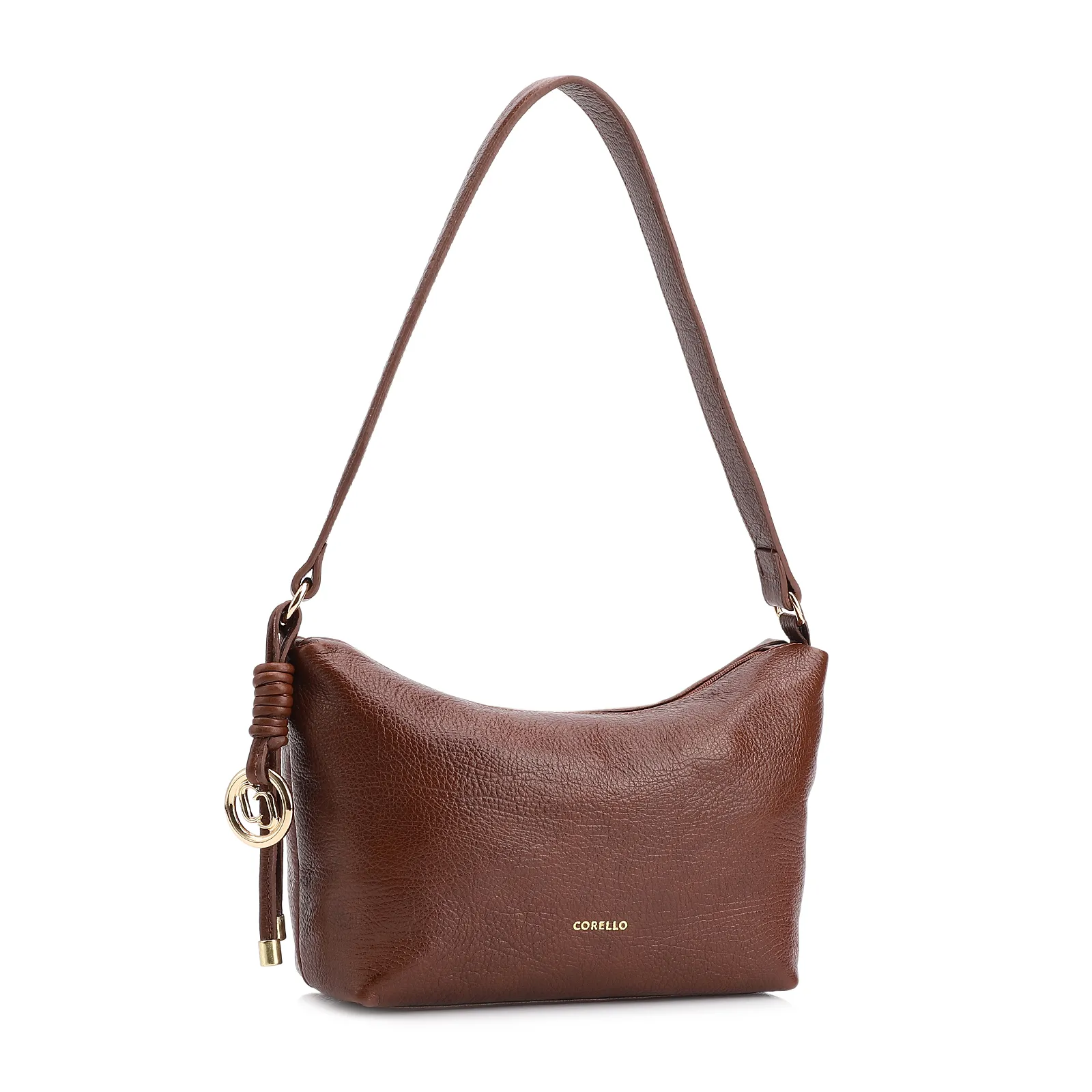 Bolsa De Ombro Couro Antique Marrom