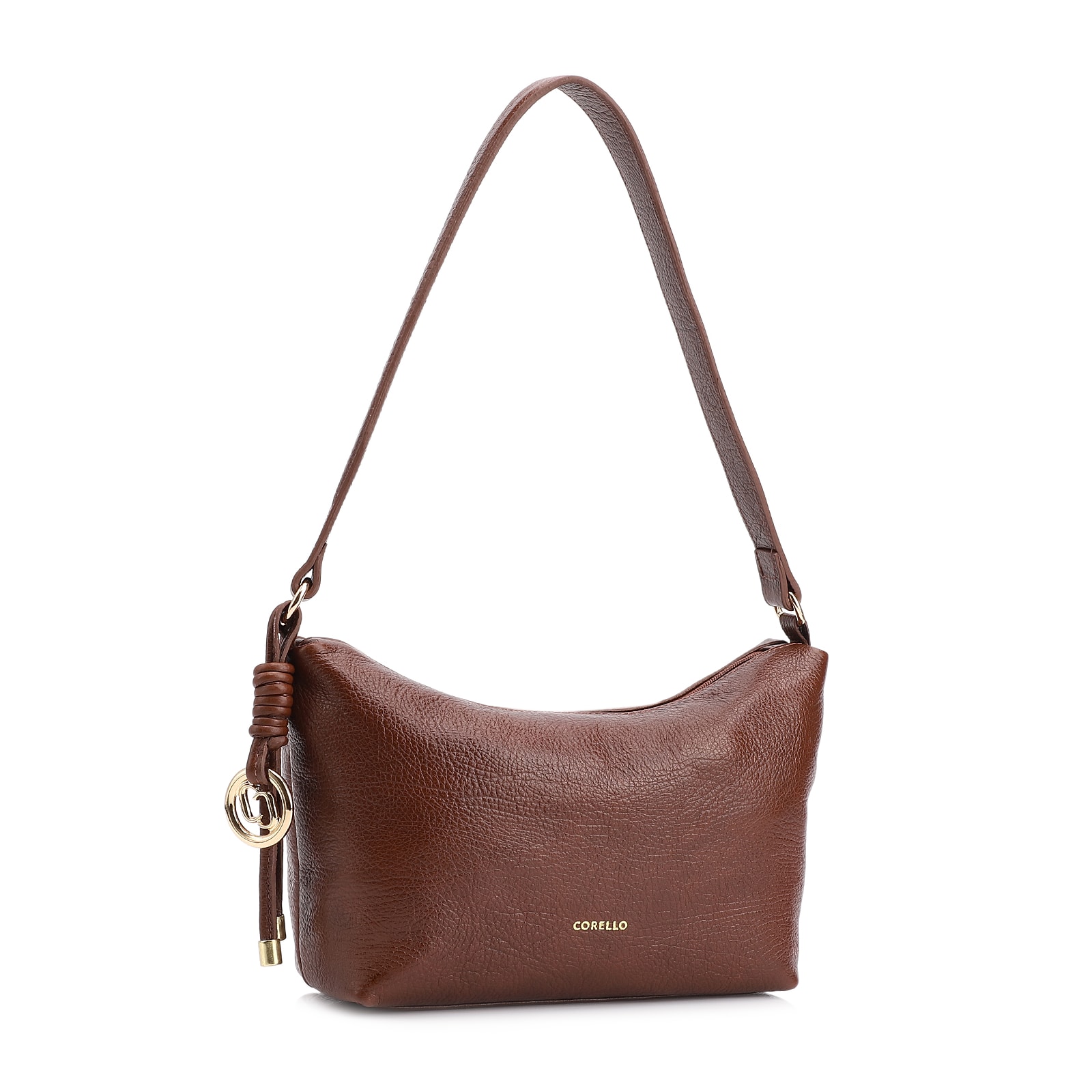 Bolsa De Ombro Couro Antique Marrom