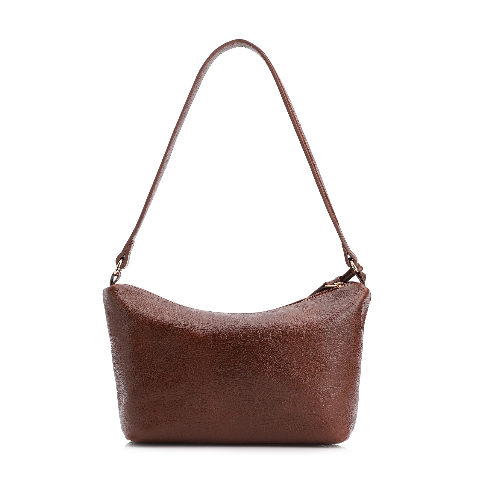 Bolsa De Ombro Couro Antique Marrom