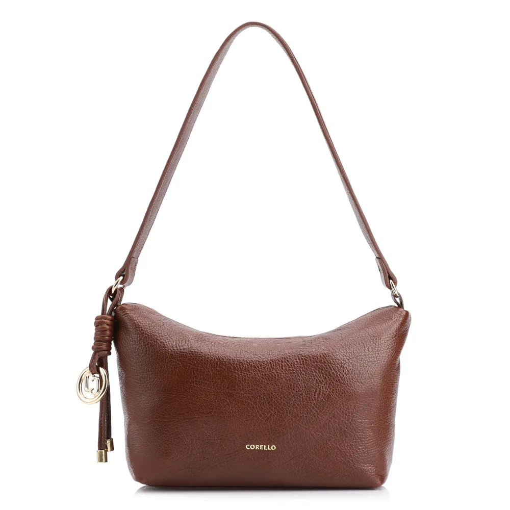 Bolsa De Ombro Couro Antique Marrom